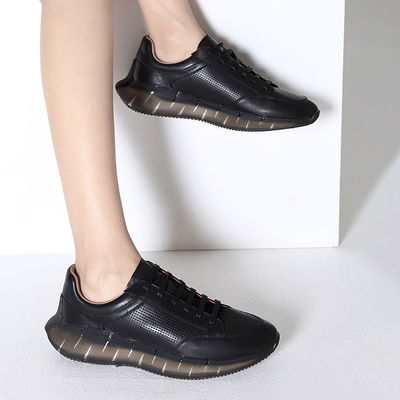 패션 운동 경기 신발은 / 백인 여성 가벼운 통기성 테니스 신발을 검게합니다